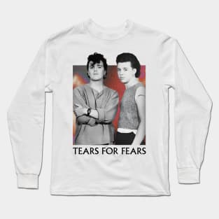 Vintage 80s Tears For Fears Long Sleeve T-Shirt